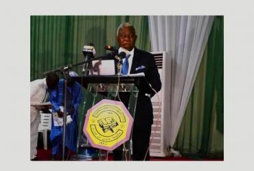 Dr. Kanayo Nwanze delivering the keynote address at the 55th Annual Congress of the Nigerian Veterinary Medical Association in Sokoto.