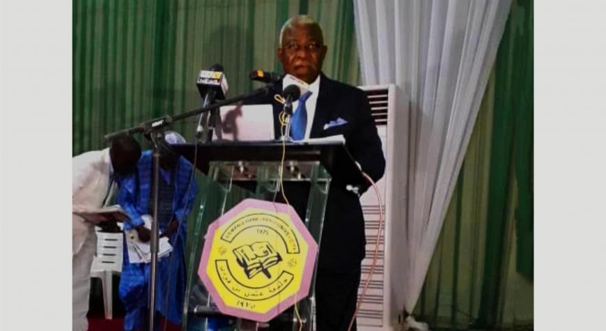 Dr. Kanayo Nwanze delivering the keynote address at the 55th Annual Congress of the Nigerian Veterinary Medical Association in Sokoto.