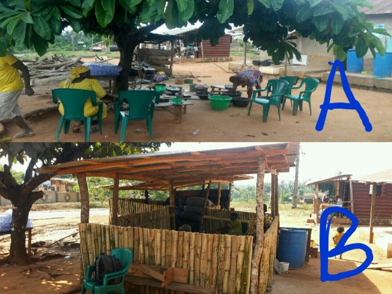 Anuoluwapo Canteen-Before and After Transformation 2 (FAYODE Beneficiary)
