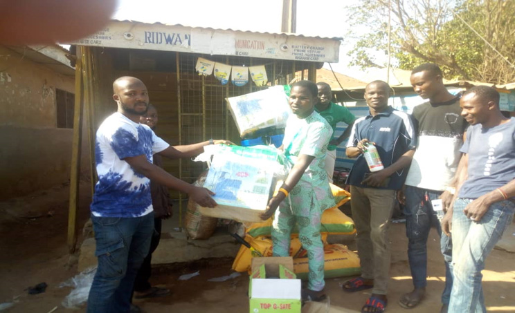 Kwara's young farmers with packaged food products