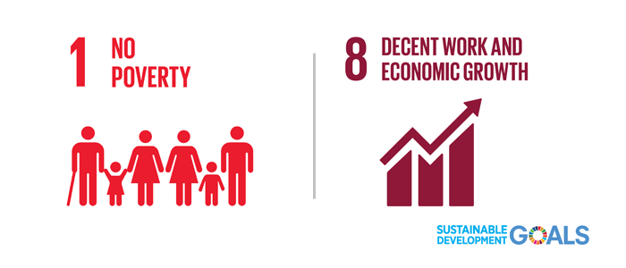 Sustainable Development goals 1 and 8